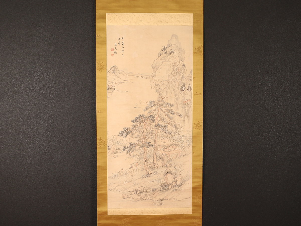 正規品，限定セール 模写 伝来 w1694 高久靄厓 京都名家旧蔵品一括 倣池大雅山水図 渡辺華石巻書極め 文人画家 栃木の人(山水、風月)｜売買されたオークション情報、yahooの商品情報をアーカイブ公開 - オークフ 山水、風月