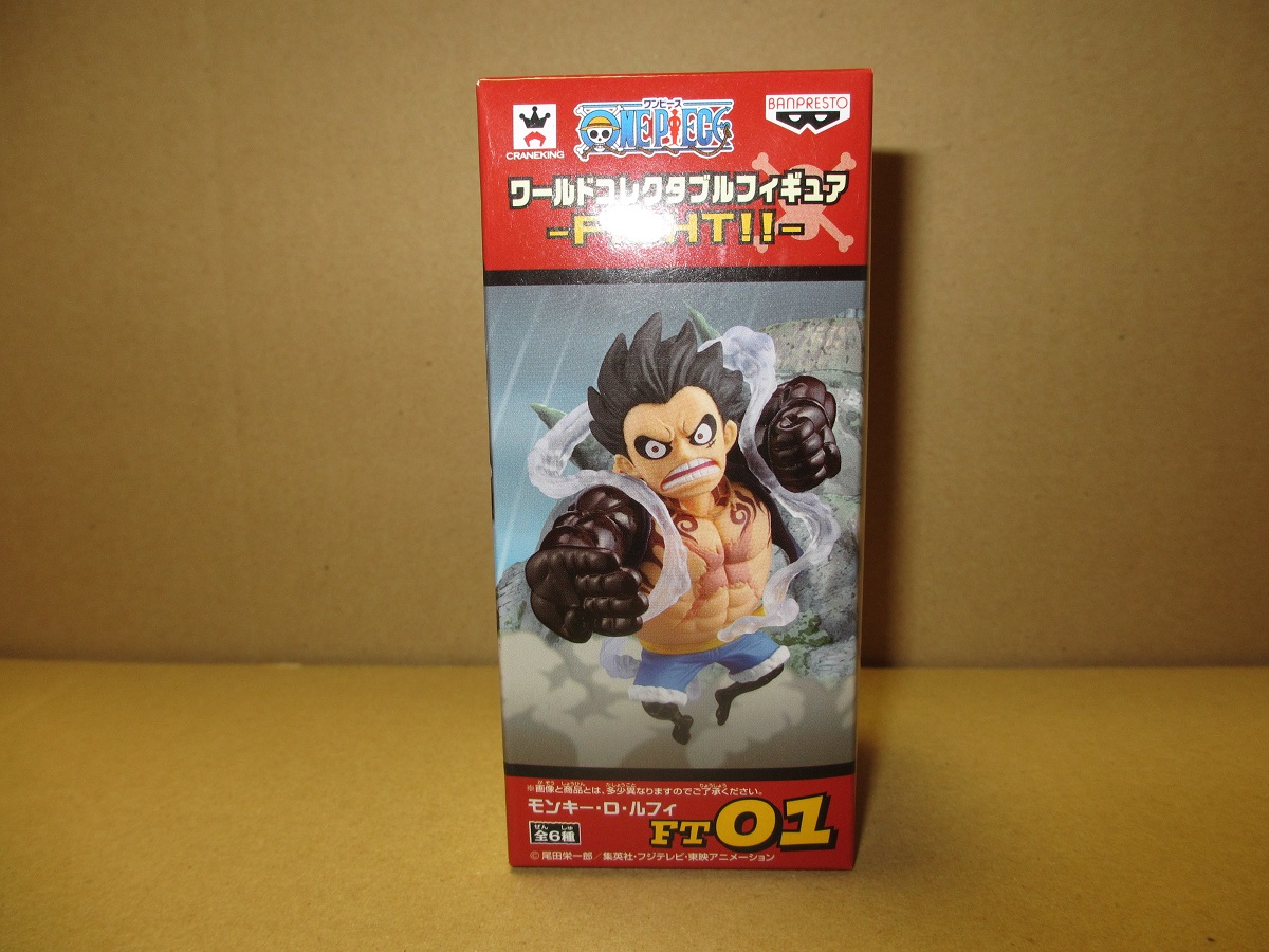 ★☆ワンピース ワールドコレクタブルフィギュア -FIGHT- モンキー・D・ルフィ FT01 未開封品☆★_1