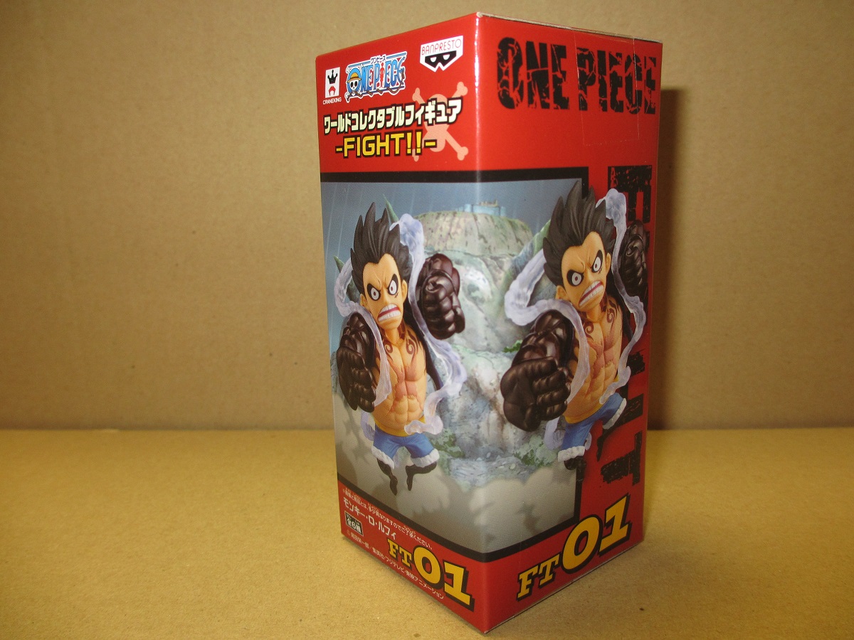★☆ワンピース ワールドコレクタブルフィギュア -FIGHT- モンキー・D・ルフィ FT01 未開封品☆★_2