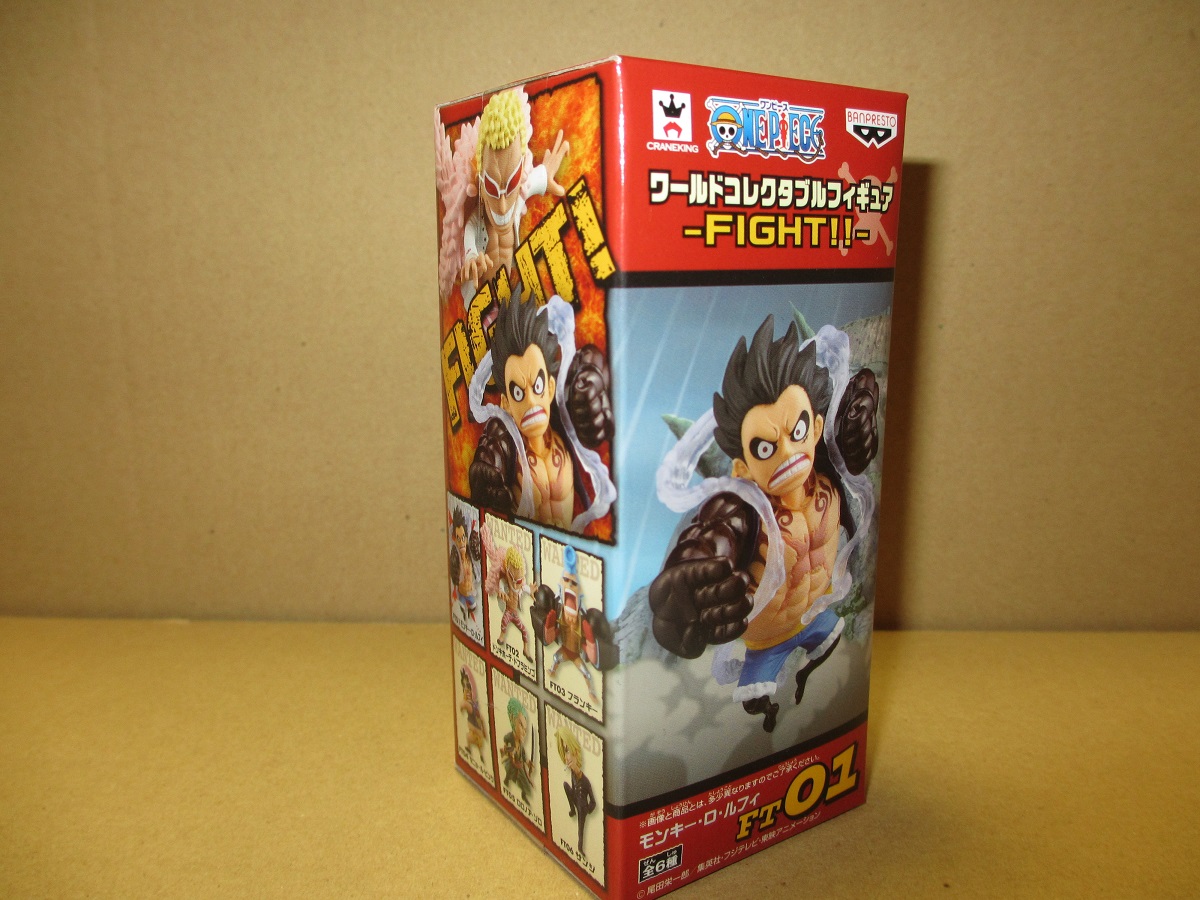 ★☆ワンピース ワールドコレクタブルフィギュア -FIGHT- モンキー・D・ルフィ FT01 未開封品☆★_4