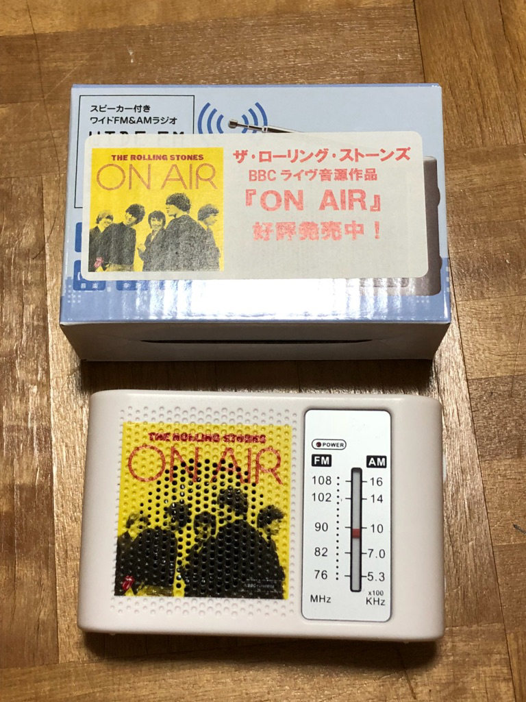 当選品・非売品★On AIR rolling stones　ローリングストーンズ　オリジナル携帯ラジオ