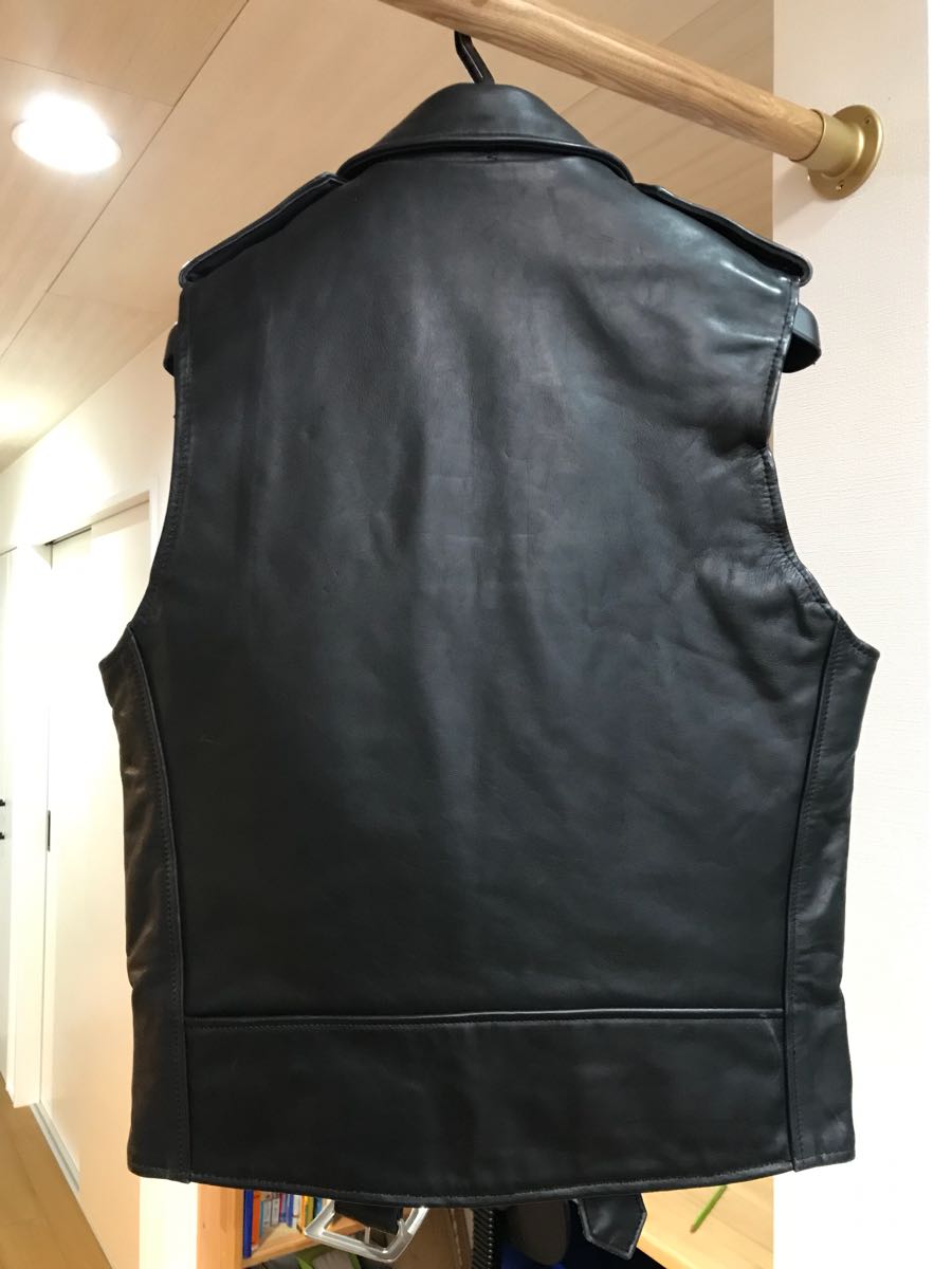 schott ショット ライダースベスト サイズS