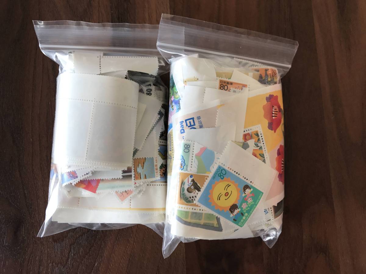 通信用切手 00104D-S□バラ切手□80円 額面80000円分／通信