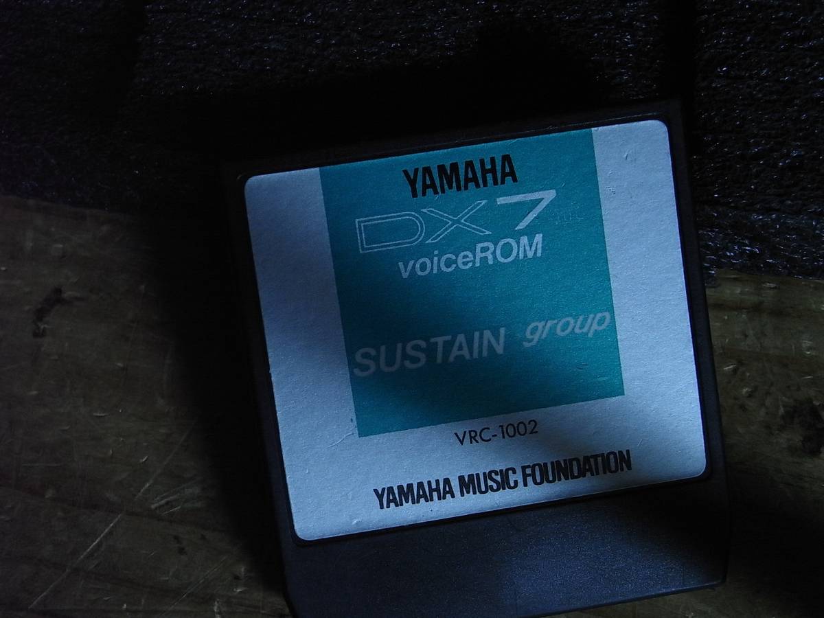 YAMAHA ROM DX7 - VRC-1002 DX7II Voice Yahoo!オークション