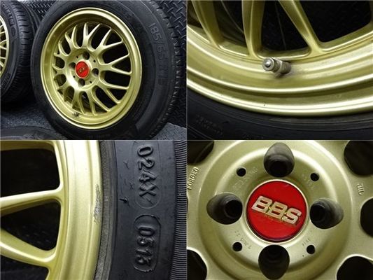 ○BBS RG-F RG359 鍛造 FORGED ゴールド メッシュ 15インチ 7J +33 PCD