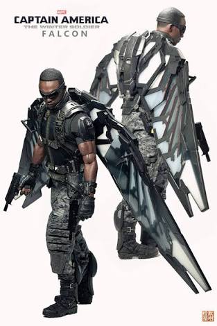 【未開封品】ホットトイズ ムービー・マスターピース キャプテン・アメリカ/ウィンター・ソルジャー ファルコン 1/6スケール フィギュア