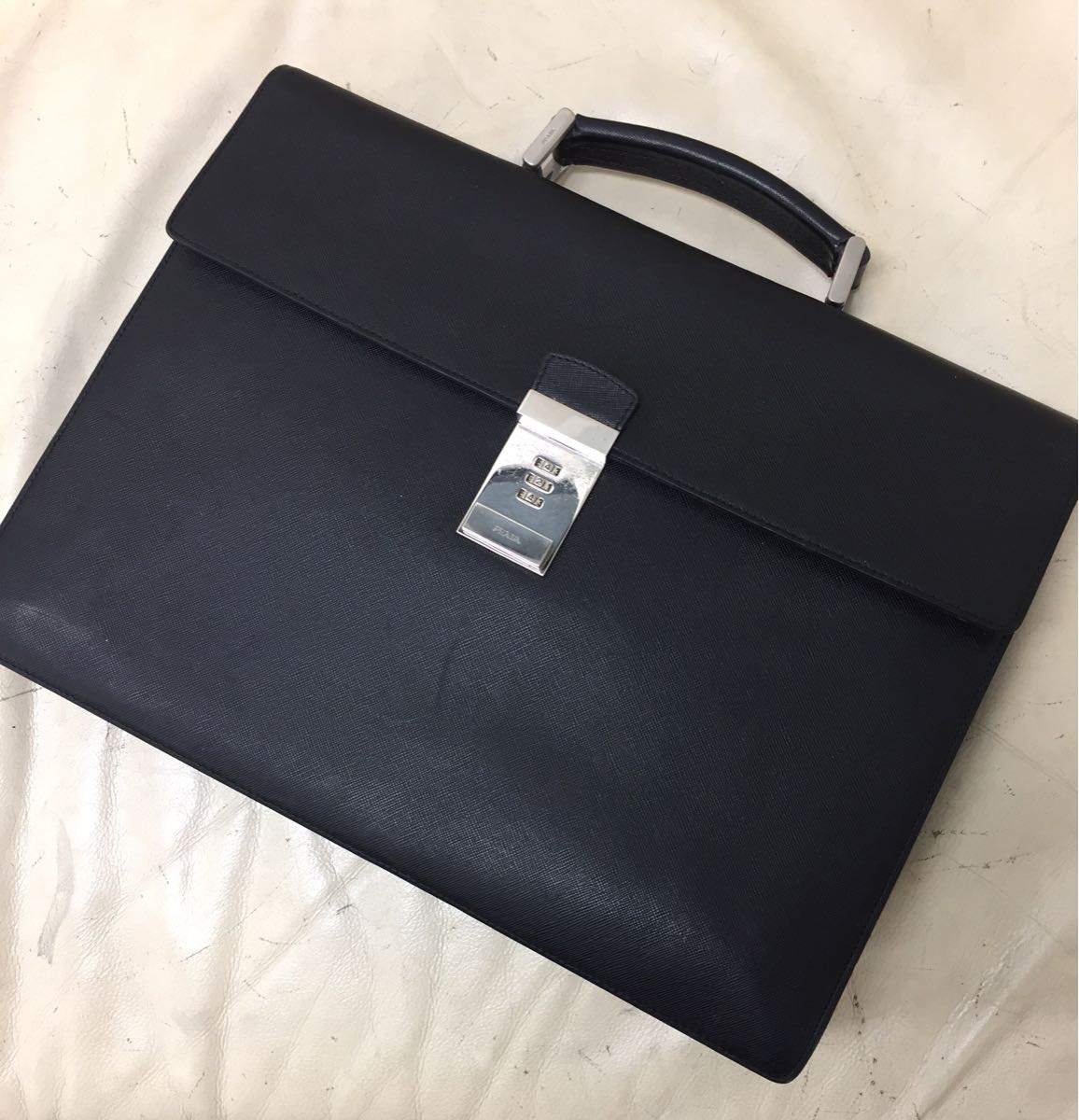 プラダ PRADA サフィアーノ ブリーフケース ビジネス レザー