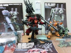 大得価，格安 HGUC 1/144 サンダーボルト ザクⅡ ビッグガン ザクⅠ サイコザク 高機動型ザク 塗装 完成品 FAガンダム ジャンク ガンプラ ジ オリジン(完成品)｜売買されたオークション情報、yahooの商品情報 完成品