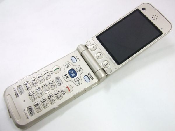 [A-161] ドコモ　F884iES　ゴールド