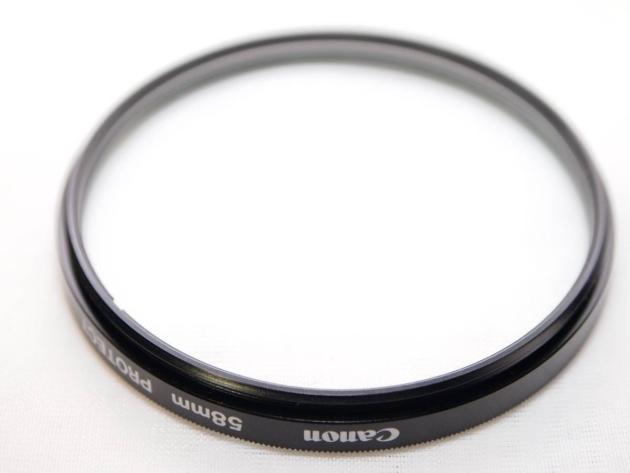 ◆送料込◆ Canon 58mm レンズ　常用 保護フィルター Lens Protector_1