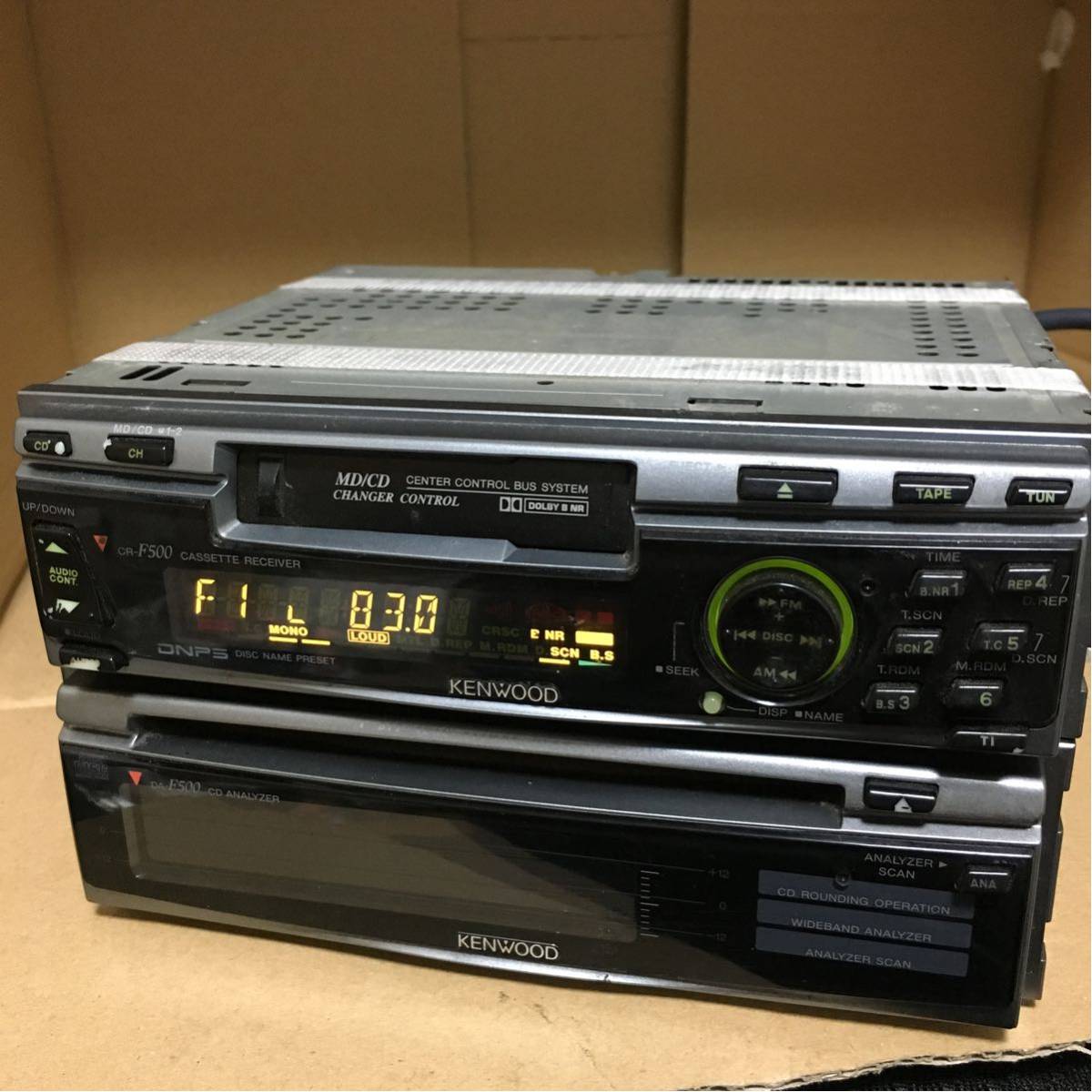 希少 CR-F500 DA-F500 ケンウッド KENWOOD カセット CD 1DINデッキ
