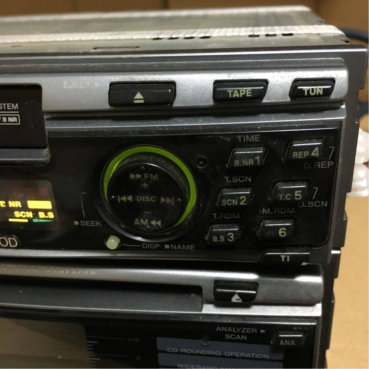 希少 CR-F500 DA-F500 ケンウッド KENWOOD カセット CD 1DINデッキ