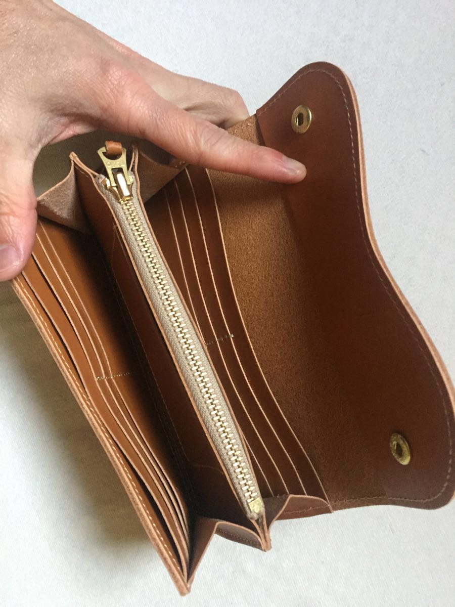長財布 - キャメル 革蛸 蛸頭 | 革蛸謹製 ※希望価格受付中
