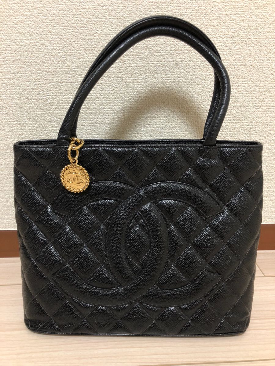 CHANEL/シャネル キャビアスキン ココマーク 眼鏡ケース メガネ 小物