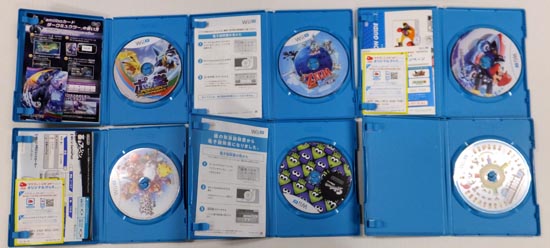 ジャンク/キズ有】WiiU ソフト 6本セット ⑥ スマブラ・ゼルダの伝説