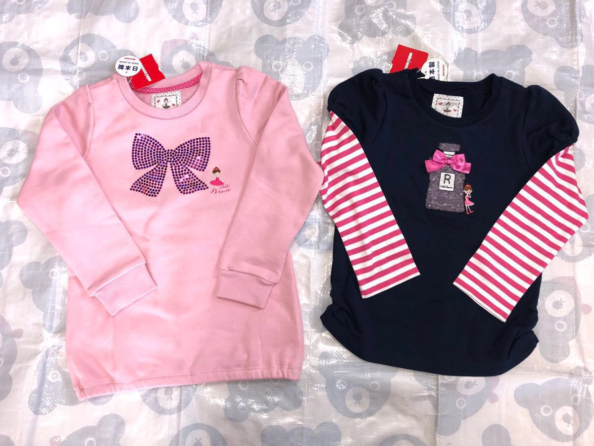 人気SALE，最新作 タグ付き ミキハウス リーナ トレーナー 2枚 120 ①(120（115～124cm）)｜売買されたオークション情報、yahooの商品情報をアーカイブ公開 - オークファン トレーナー