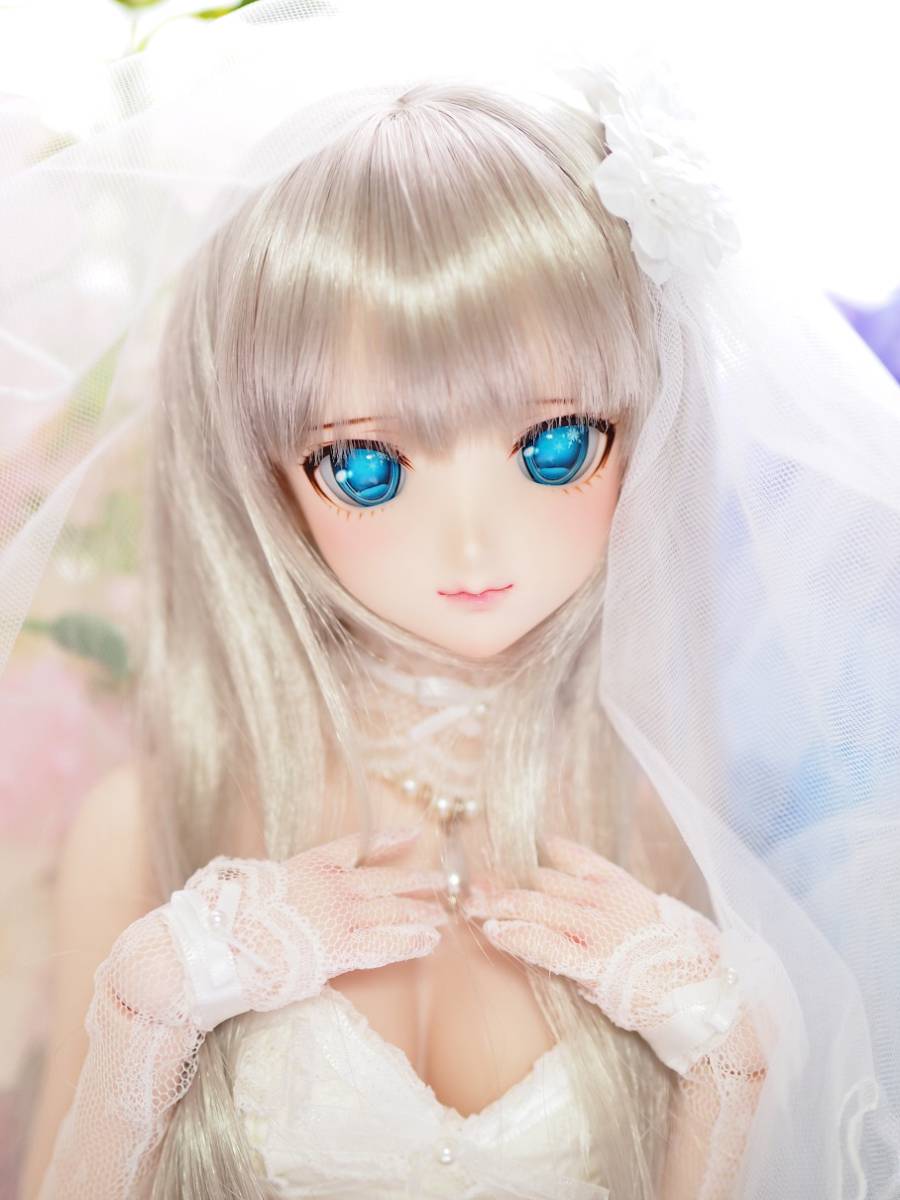 ボークス製　DD ヘッド　カスタムヘッド　素ヘッド9個セット ボークス ＊＊DDH-09カスタムヘッド(セミホワイト肌)+ドールアイ DD