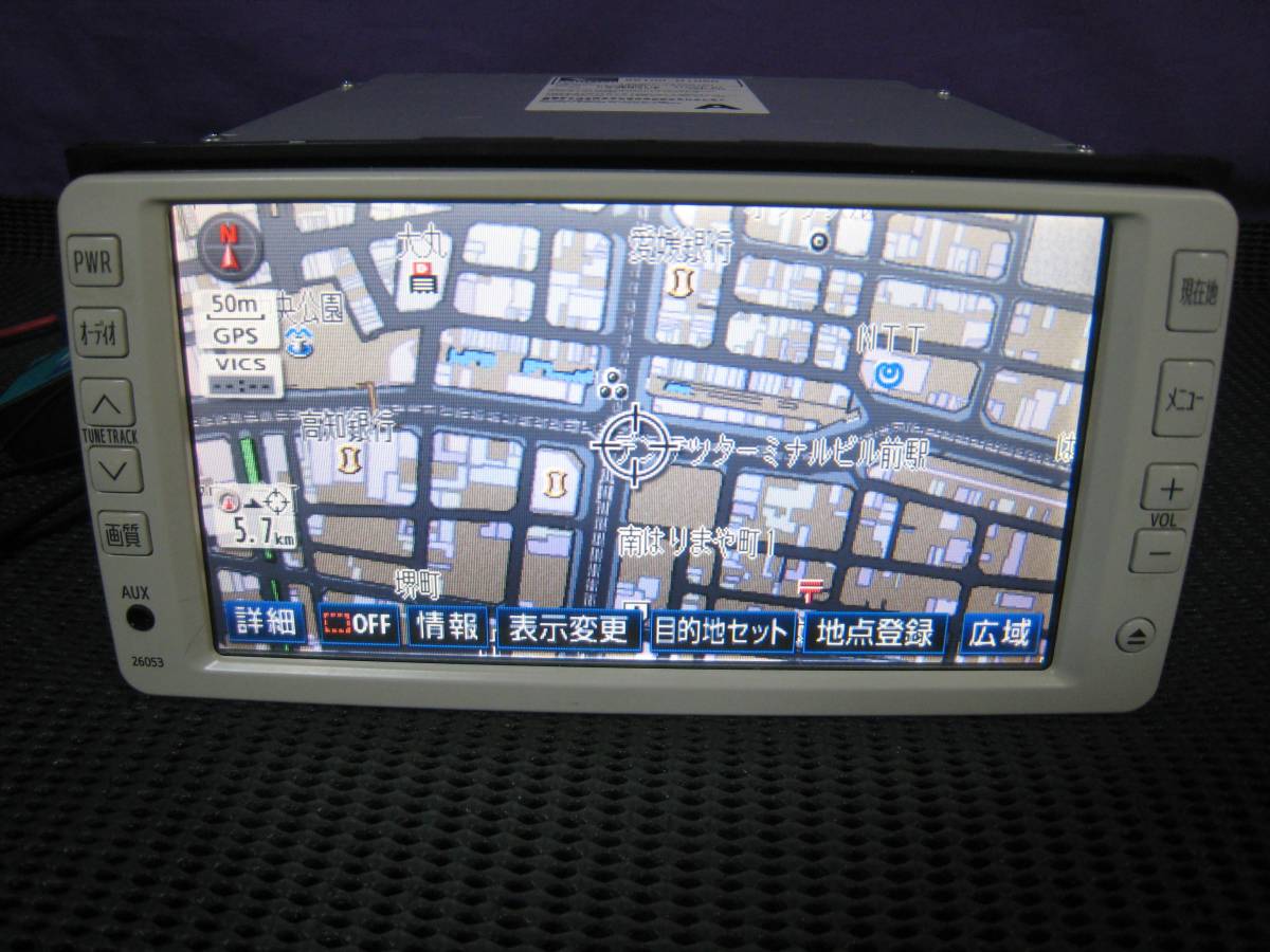 ダイハツ純正 HDDナビ 86100-B1060 26053 動作良好 (トヨタ、ダイハツ
