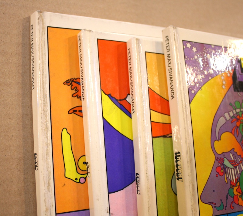 peter max ピーター・マックス PEACE GOD THOUGHT LOVE 4冊セット