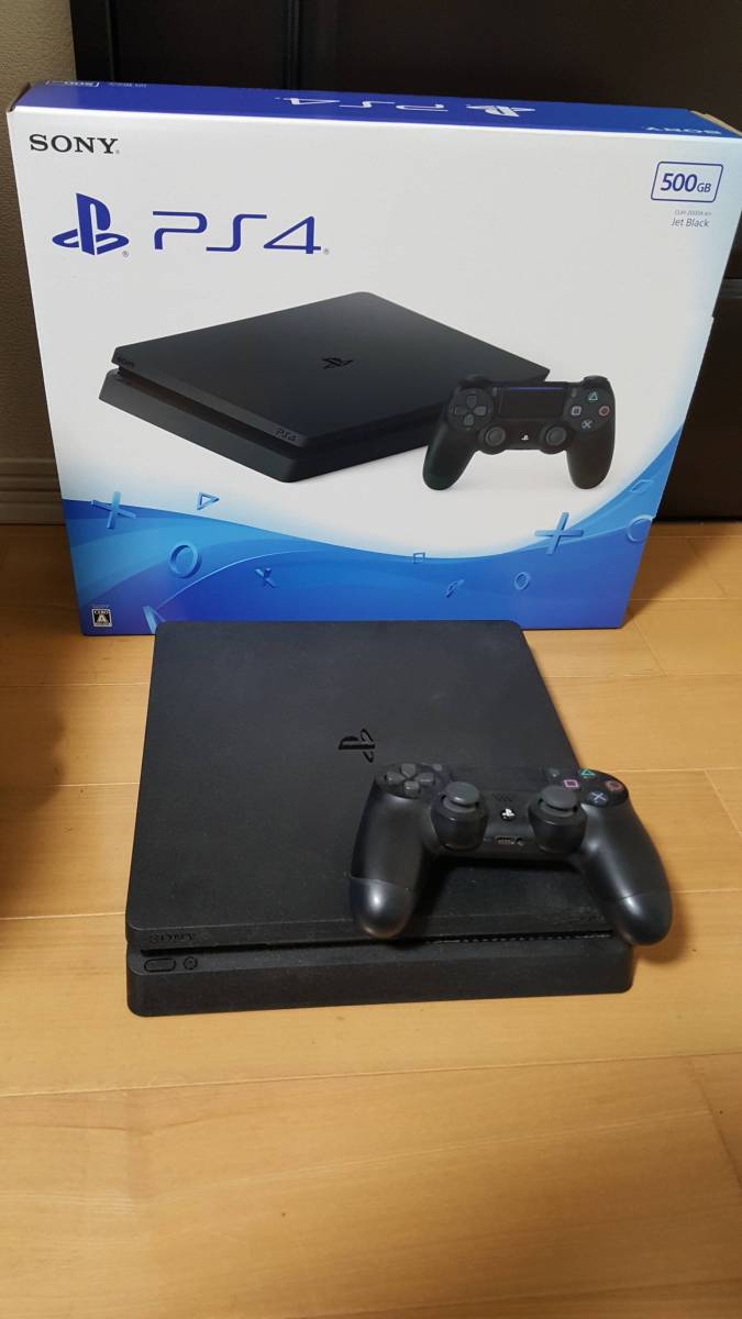 補償付中古　■PS4■PlayStation4 ジェット・ブラック 500GB CUH-2000A_1