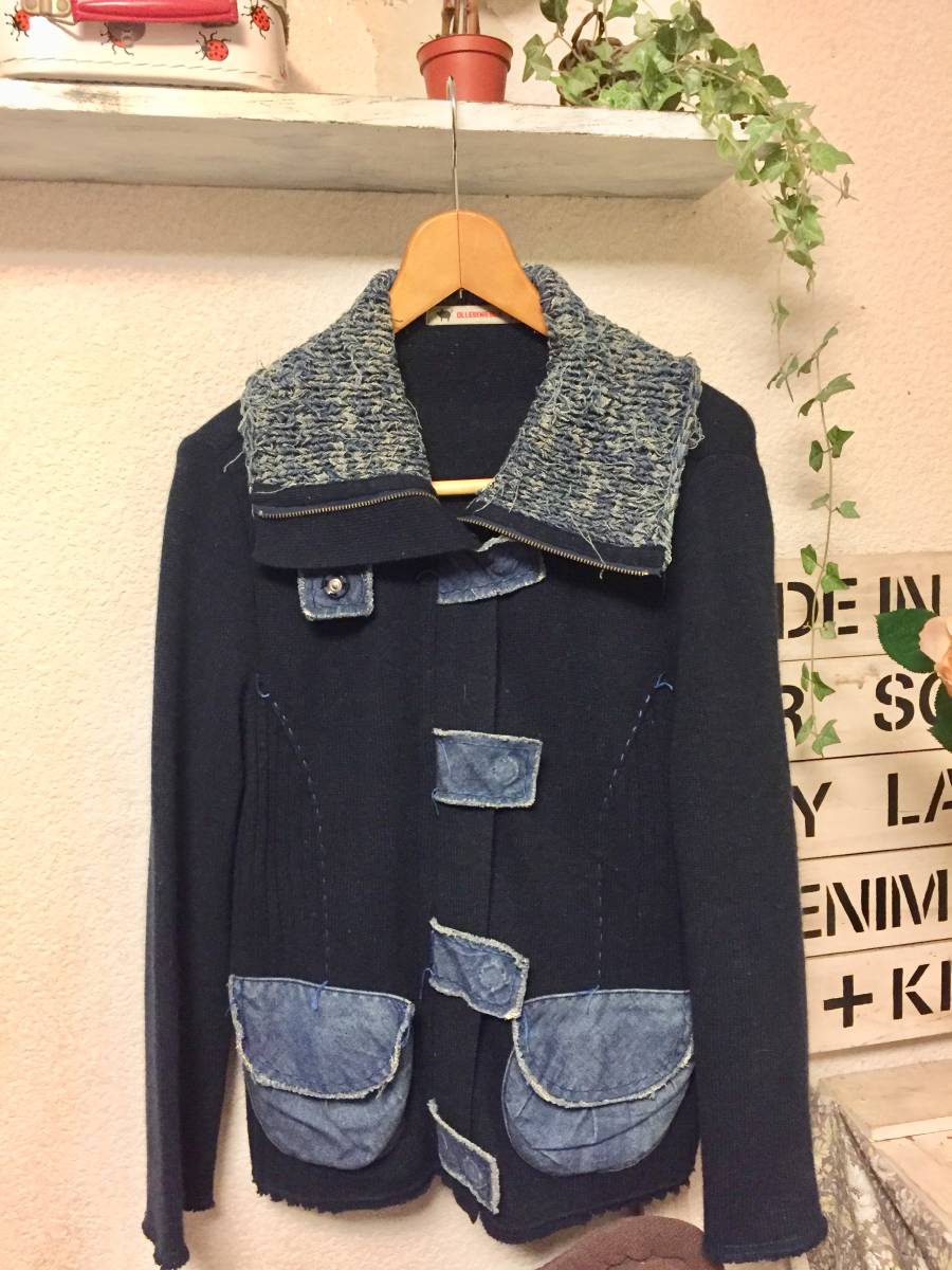 アルベロベロニット olleborebla 服 OLLEBOREBLA ジップアップニット