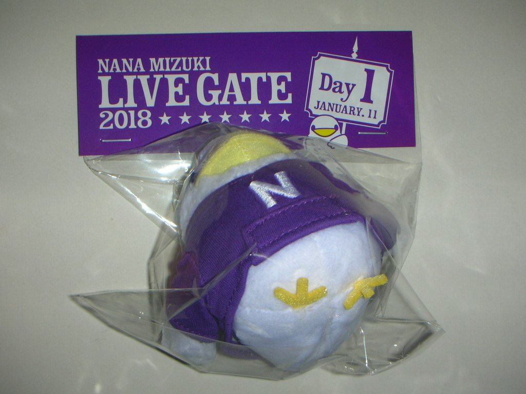 未開封品　水樹奈々　NANA MIZUKI LIVE GATE 2018　ぷち☆ナネットさんチャーム～げーとver.～　1/11版