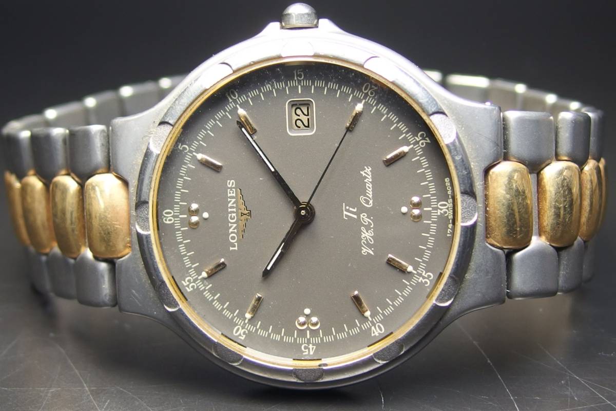 LONGINES ロンジン Conquest コンクエスト Ti VHP QZ E.O.L. チタン