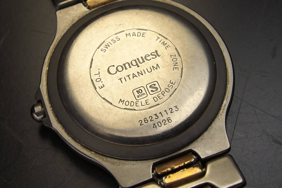 LONGINES ロンジン Conquest コンクエスト Ti VHP QZ E.O.L. チタン
