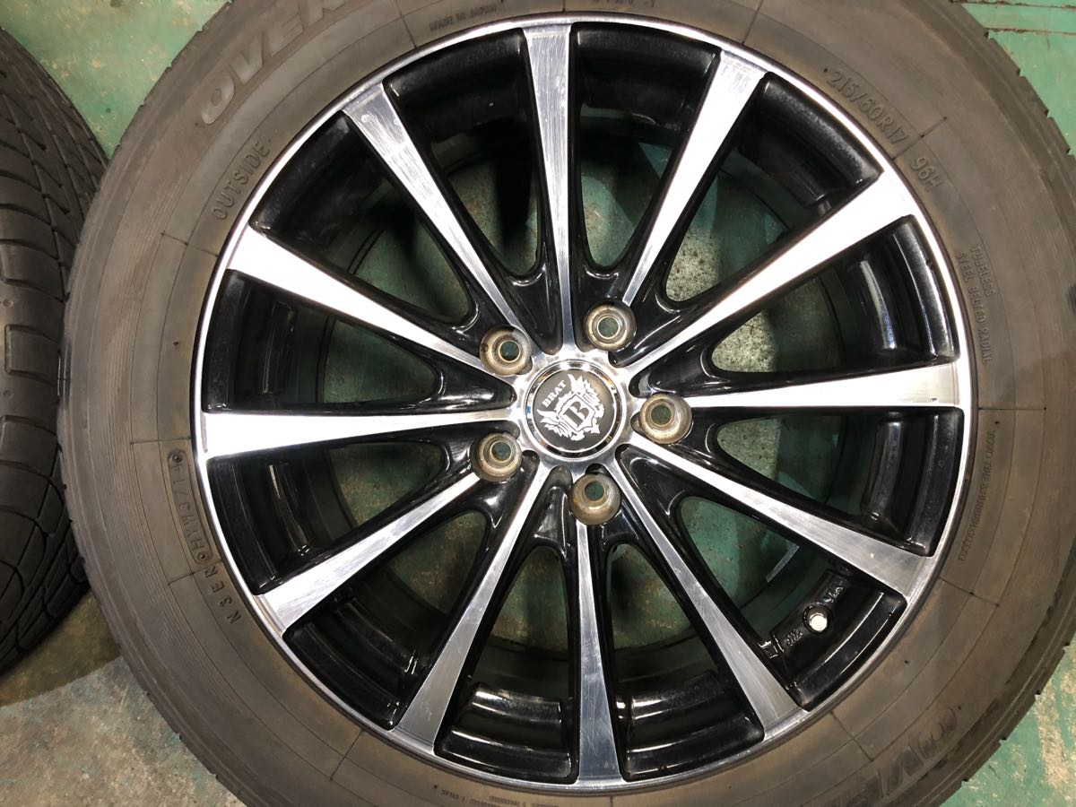 F0251）中古タイヤ4本セット！215/60R17 TOYO SD-7 2020年、2021年製造 