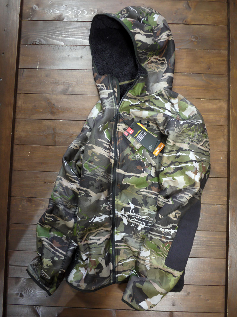 【超激得，低価】 UNDER ARMOUR アンダーアーマー STORM1 撥水加工 裏ボア CAMO フルジップパーカ 迷彩 L(パーカー)｜売買されたオークション情報、yahooの商品情報をアーカイブ公開 - オークファン パーカー