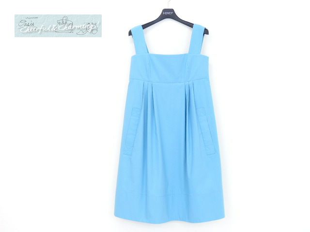 低価，新品 FOXEY NEWYORK ボックスワンピース ドレス 38 ロイヤルブルー コットンストレッチ#華やかキレイ色 25745(ワンピース)｜売買されたオークション情報、yahooの商品情報をアーカイブ公開 - オークファ 女性用