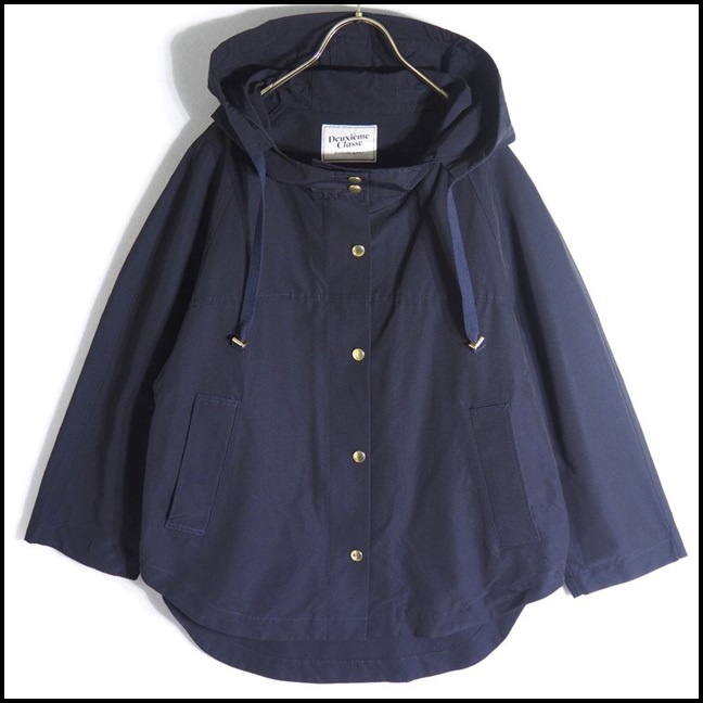 Deuxieme Classe（ドゥーズィエムクラス）の「ナイロン 綿 コットン（ブランドドゥーズィエムクラス WASHED ZIP ブルゾン（ナイロンジャケット）｜Deuxieme ポリエステルナイロンコットン フーディテックブルゾン FULL PREORDER Lシアーコットンナイロンブラウス(トップス)｜MACKINTOSH LIST｜春のムードが高まる予約会START！｜Deuxieme Classe｜「夏にほしいもの全部」｜Deuxieme cotton Classe