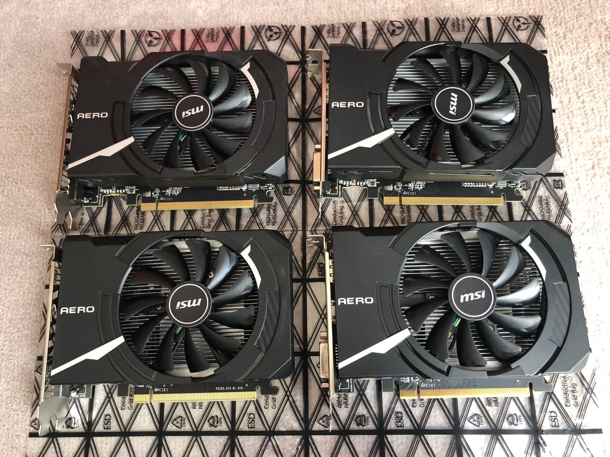 Carte Graphique MSI Radeon RX 560 AERO ITX 4G OC - Défaut / Pour Pièces (HS)