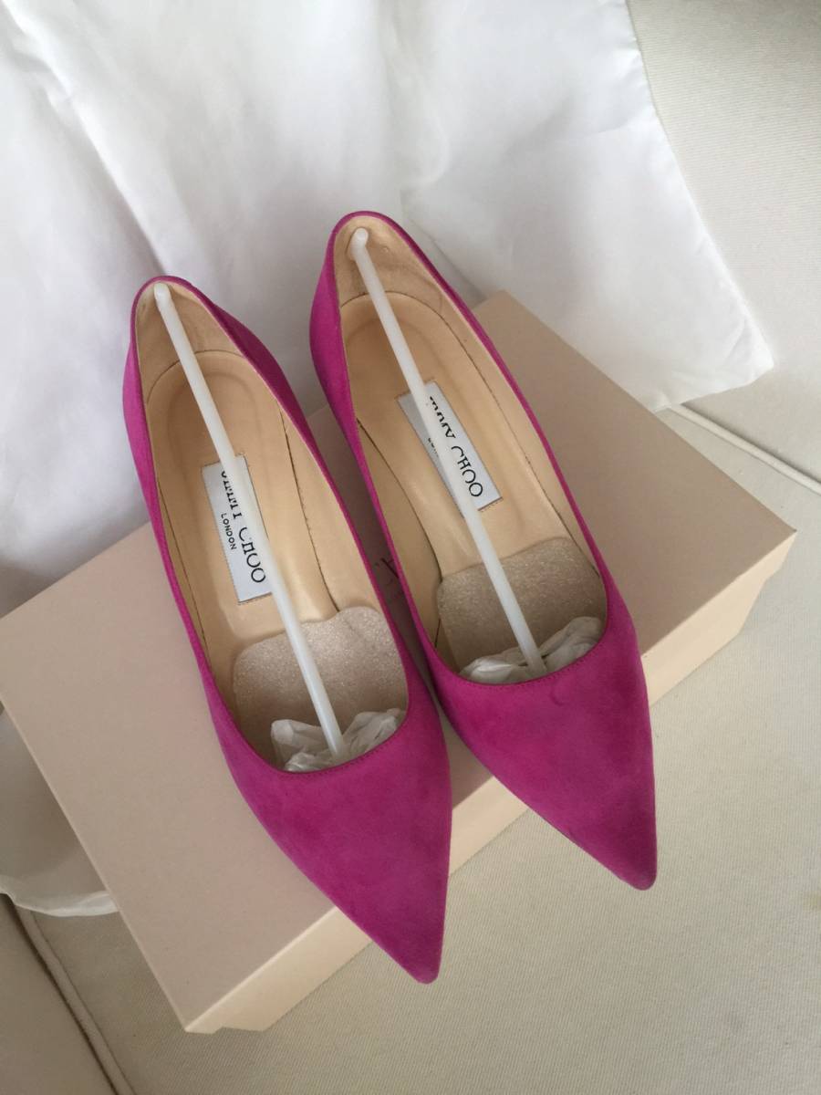 美品☆ジミーチュウ JIMMY CHOO スエード ジャズベリー パンプス 