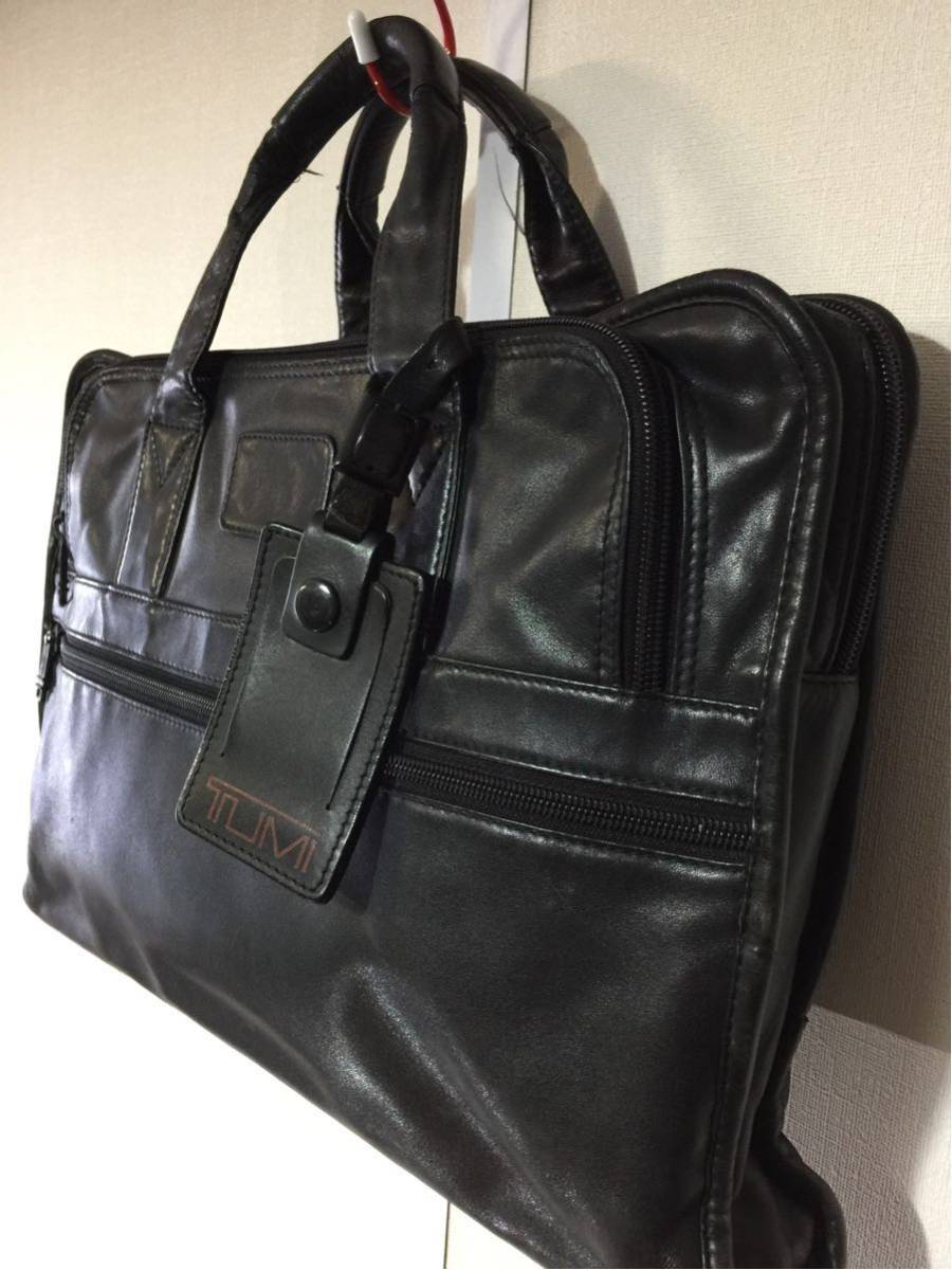 ☆TUMI トゥミ『907D3』オール レザー スリム ブリーフケース ビジネス ☆TUMI トゥミ『907D3』オール レザー スリム ブリーフケース ビジネス