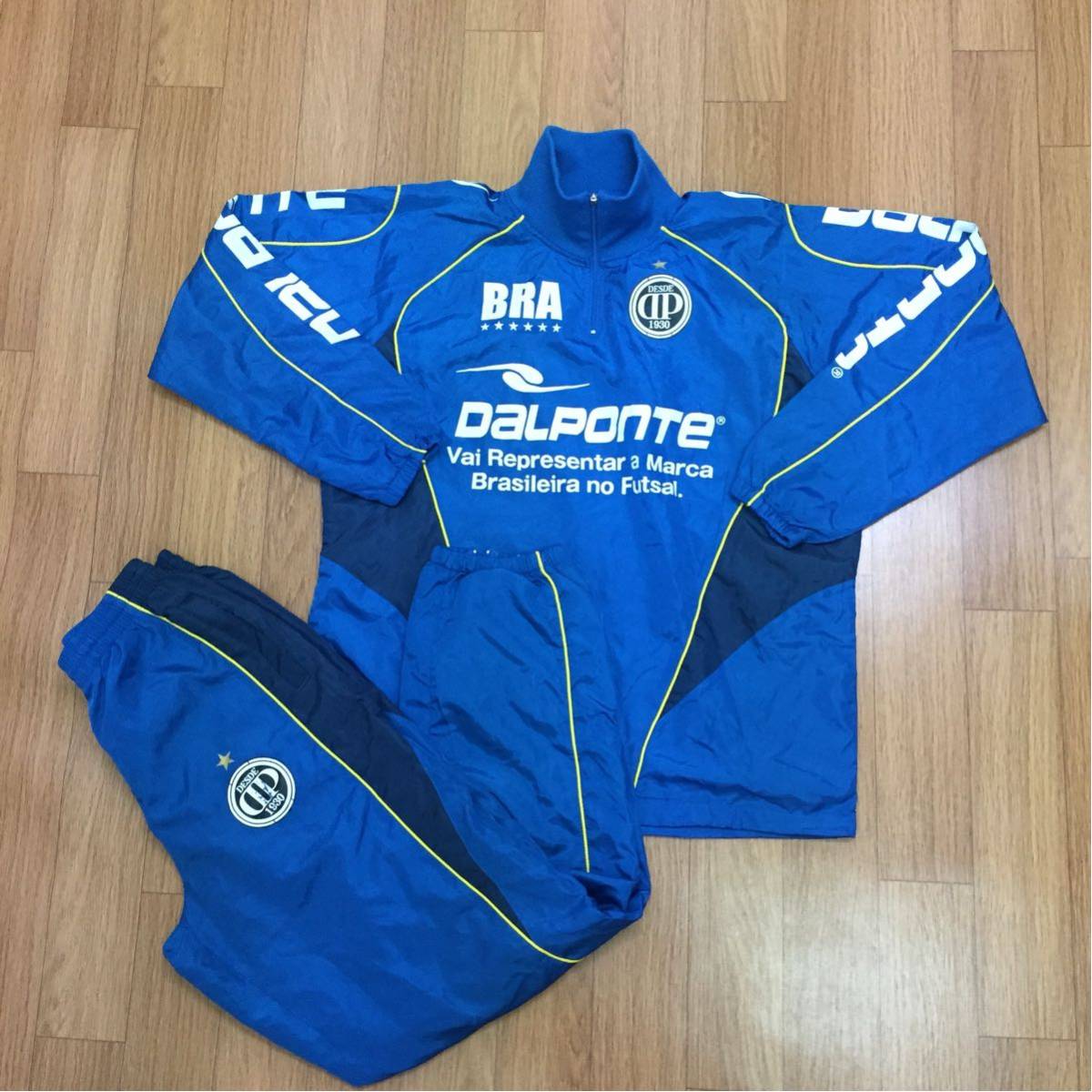 DALPONTE ダウポンチ サッカー フットサル ジャージ上下 セットアップ ブルー M