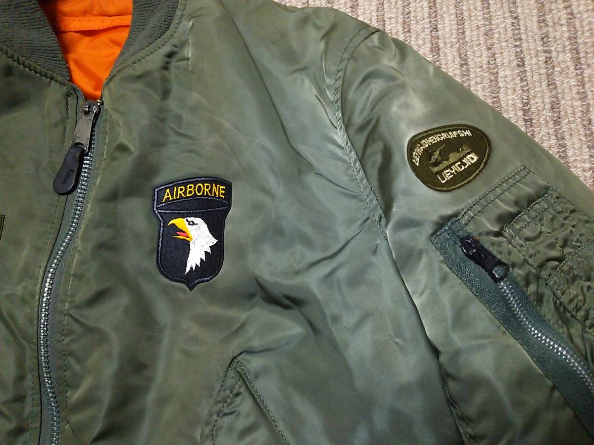 ☆ALPHA アルファ フライトジャケット MA-1 セージグリーン オリーブ