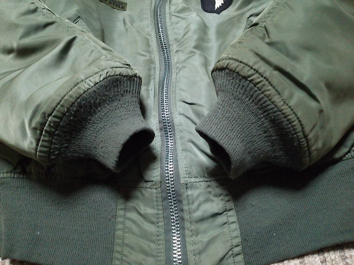 ☆ALPHA アルファ フライトジャケット MA-1 セージグリーン オリーブ