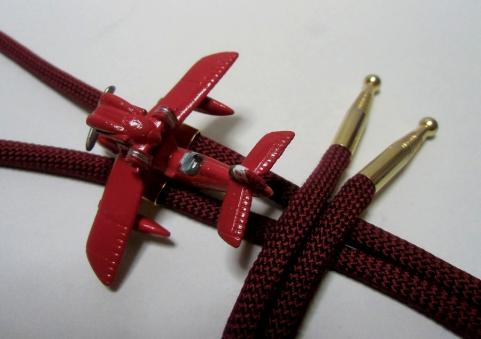 ★木阿弥の紅の豚のループタイ サボイヤS.21★