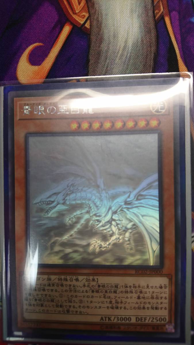 遊戯王 RC02 青眼の亜白龍 ホロ