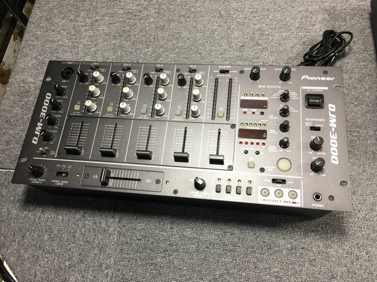 【新作登場，セール】 pioneer DJM-3000 DJミキサー ジャンク(DJミキサー)｜売買されたオークション情報、yahooの商品情報をアーカイブ公開 - オークファン DJミキサー
