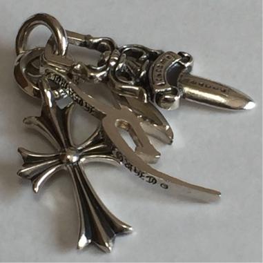 クリアランス買蔵 クロムハーツ Chrome Hearts × 氷室京介 スリーピース チャーム 正規品【激レア★極美品】