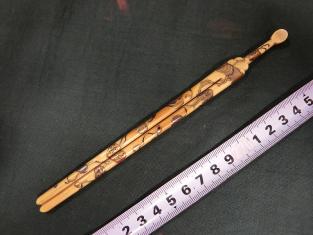 豊富な A03727 明治期 本象牙地蒔絵蔦文 アンティークかんざし 14g(かんざし)｜売買されたオークション情報、yahooの商品情報をアーカイブ公開 - オークファン かんざし