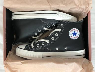 【最新作，新作登場】 CONVERSE Addict CHUCK TAYLOR LEATHER HI BLACK 10 1/2 29cm(29.0cm)｜売買されたオークション情報、yahooの商品情報をアーカイブ公開 - オークファン 29.0cm