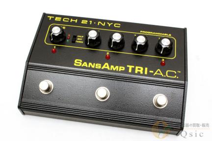 Tech21 TRI AC プリアンプ 取説／元箱あり】□Tech21 SANSAMP TRI-A.C.