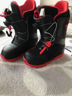 【美品】BURTON HIGHLINE BOA 28cm Burton Highline BOA スノーボードブーツ 28cm キッズ Burton ジップ