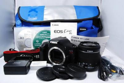 ◆◇極上品◇◆Canon キャノン EOS Kiss X5 & EF-S18-55mm F3.5-5.6 IS STM レンズセット カメラバック付 安心の6ヵ月保証 02K126-22 EOS Kiss CANON Digital ☆極上美品☆ #8354