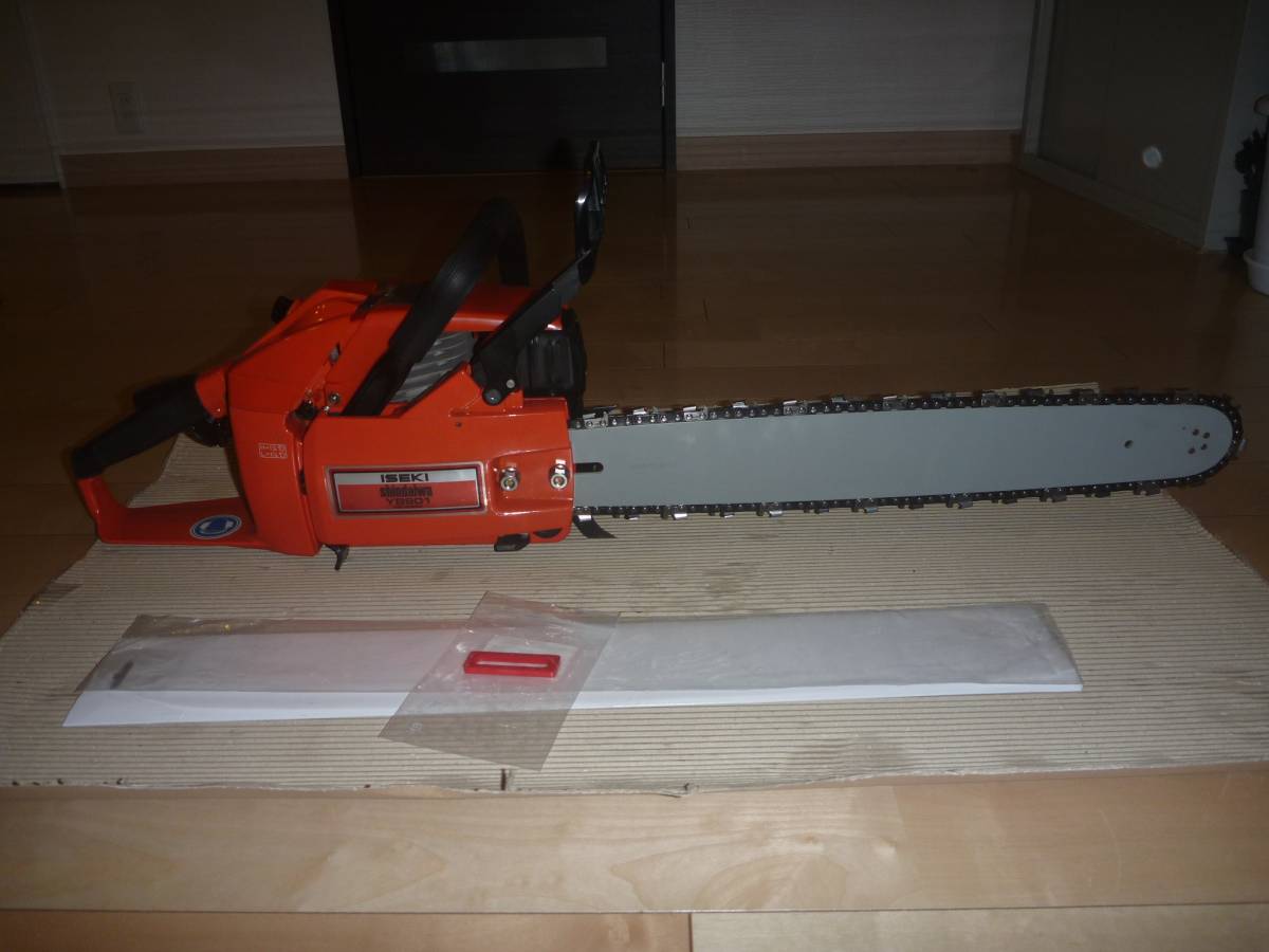 ○未使用品○新ダイワE685のOEMイセキ大型チェーンソー○YB901○50cm 