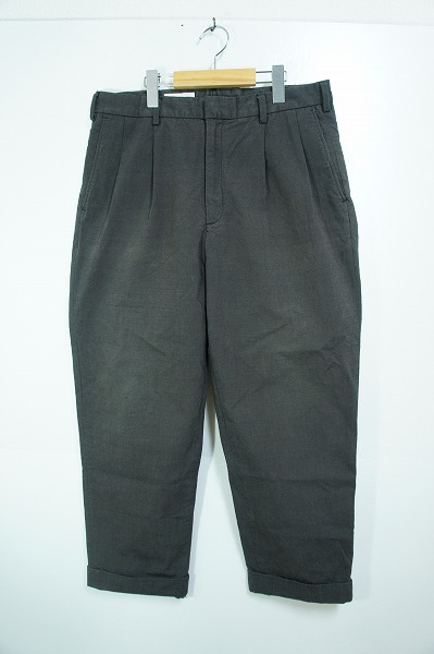 【数量限定，新作】 16SS Riprapリップラップ TWO TUCK SLACKS 2タック デザイン スラックス パンツ RRP0102茶1016H(Lサイズ)｜売買されたオークション情報、yahooの商品情報をアーカイブ公開 - オークファン Lサイズ