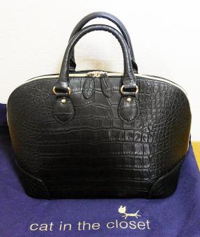 キャットインザクローゼット ハンドバッグ 黒 高見恭子 catinthecloset  